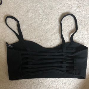 Brandy Melville Black chiyo tank